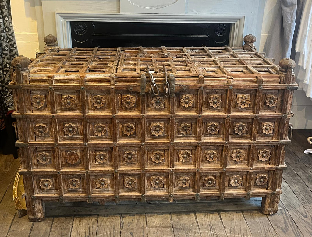 Indian Carved Chest