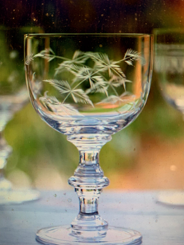 Vintage List Set of Four Wine Goblets