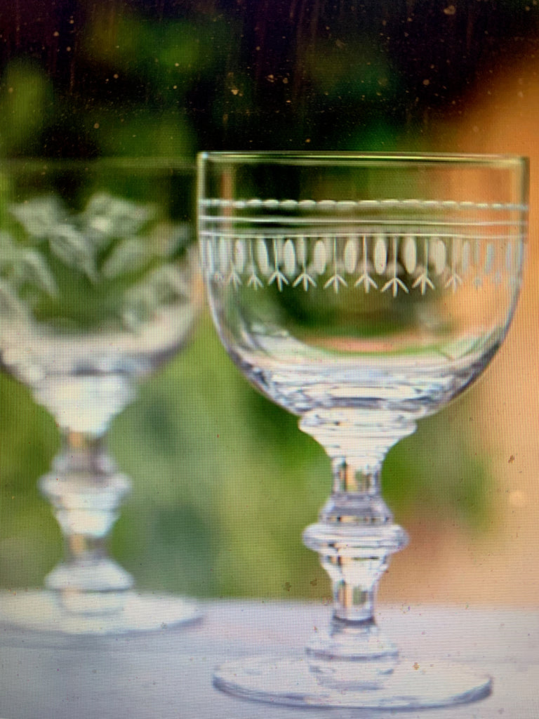 Vintage List Set of Four Wine Goblets