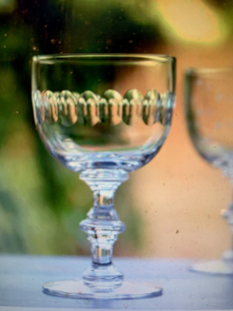 Vintage List Set of Four Wine Goblets