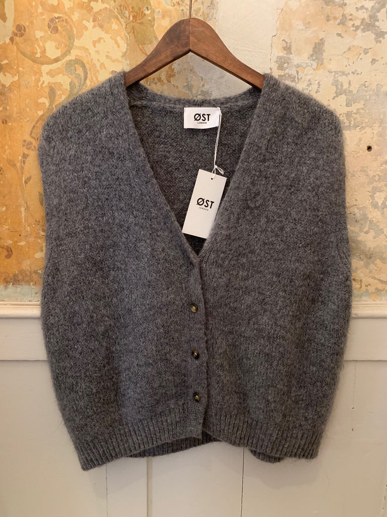 East London Trading Company Ost Erika Button Down Vest