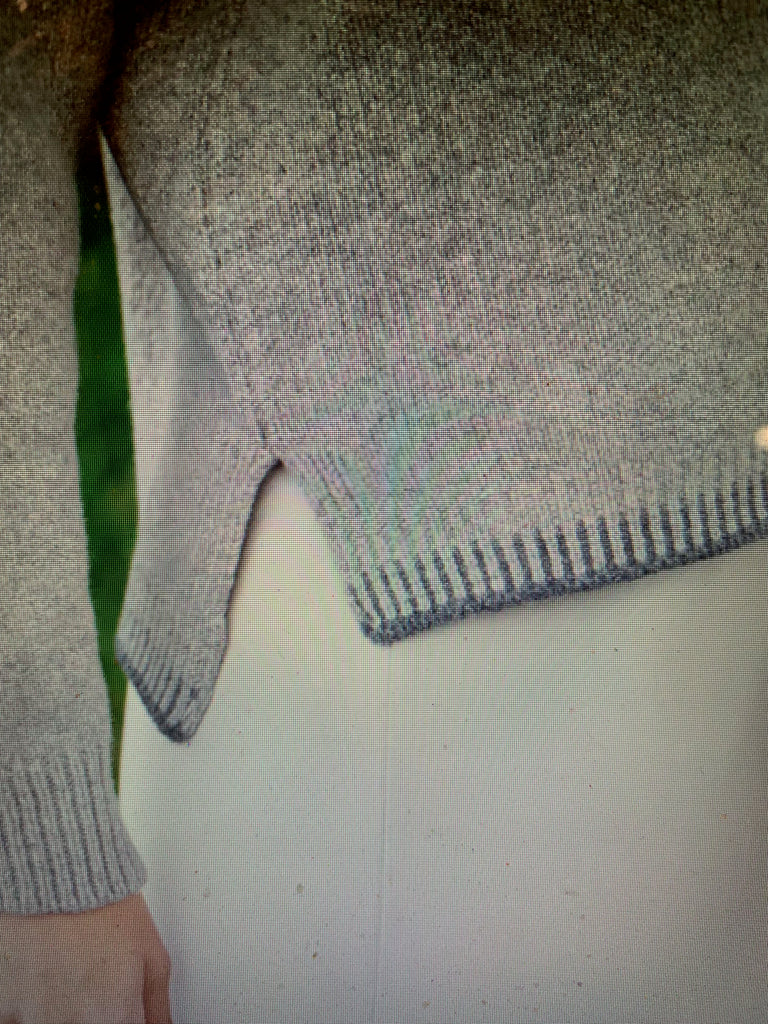 Fisherman Jumper with Coloured Trim / C/N Jacquard Deta - SJ720A