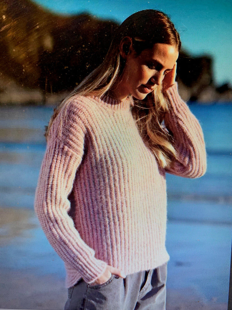 Fisherman Chunky Rib Crew with Curved Ends - SI601B