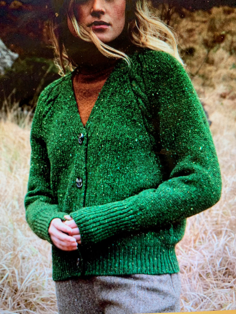 Fisherman 100% Merino Wool Ladies Cardigan - SM112M