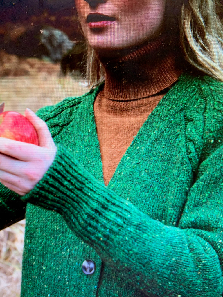 Fisherman 100% Merino Wool Ladies Cardigan - SM112M