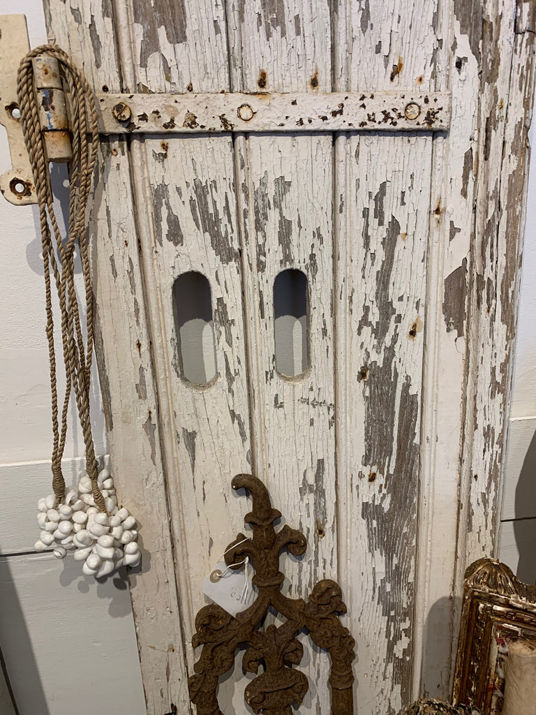 White Painted Shutters