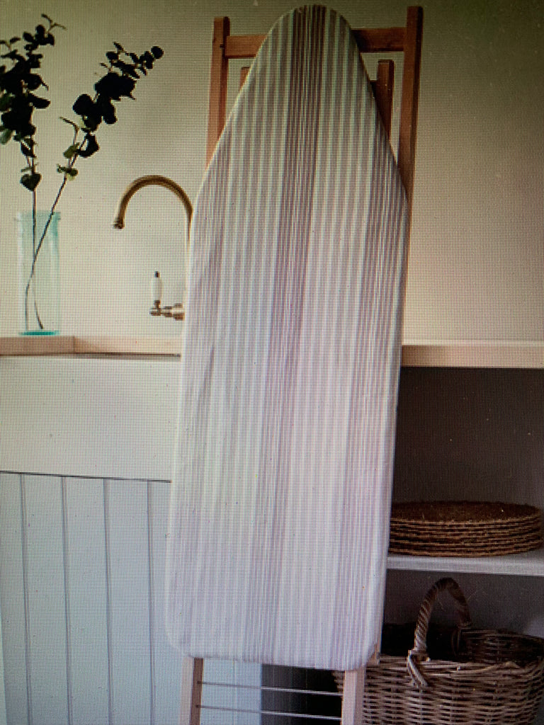 Ironing Board Cover in Grey Stripe