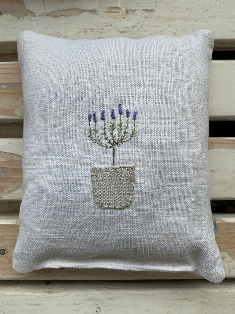 Flowers in Pot Lavender Bag