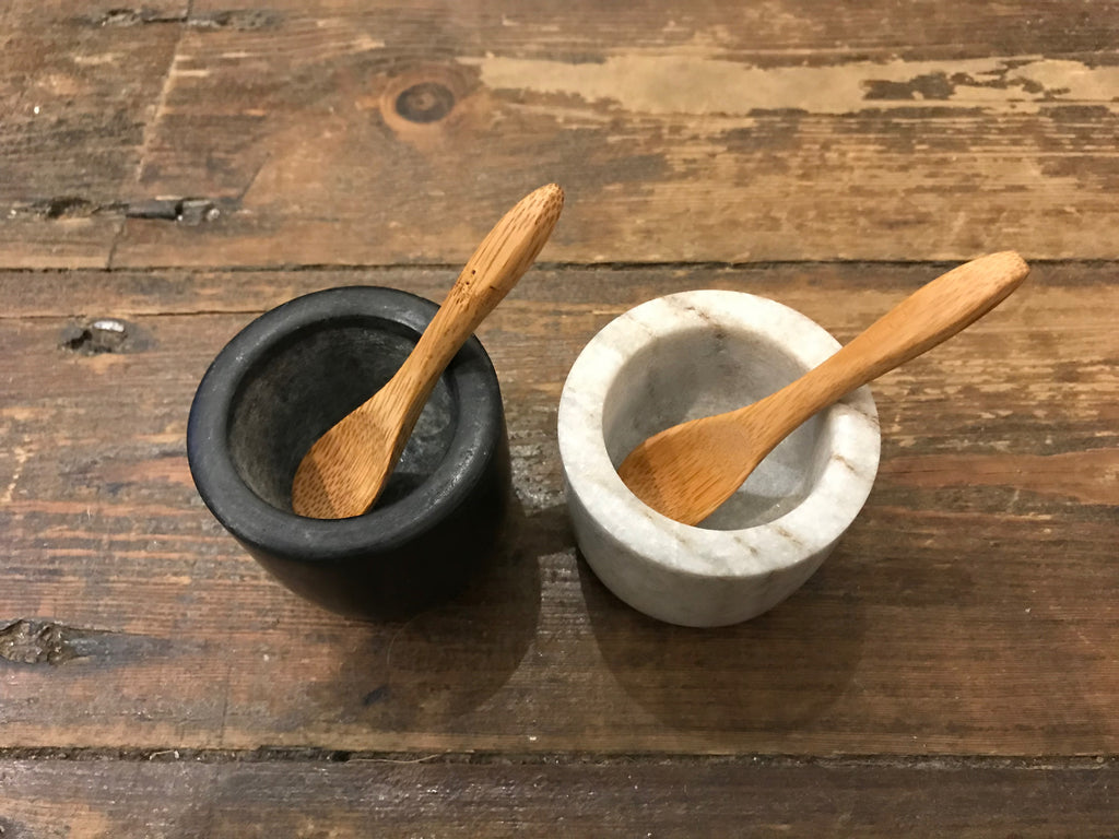 Marble and Granite Brompton Salt and Pepper Pots