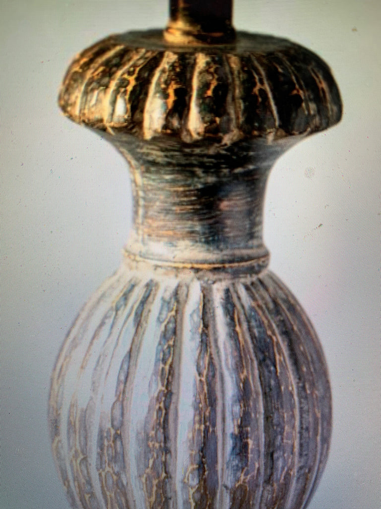 Amelia Table Lamp in Stonewash Grey
