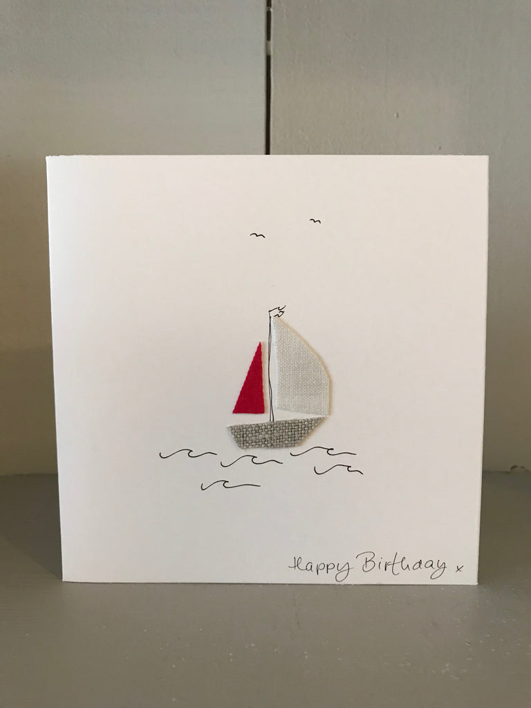 Sailing Boat Card
