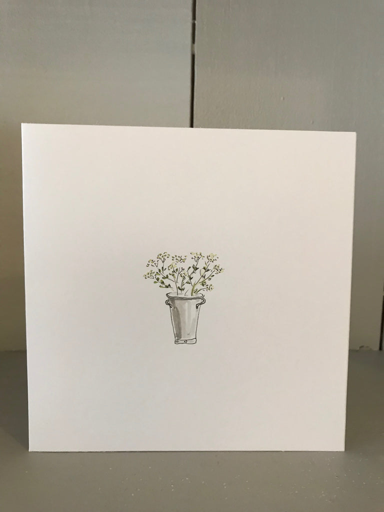 Flower in Pot Card