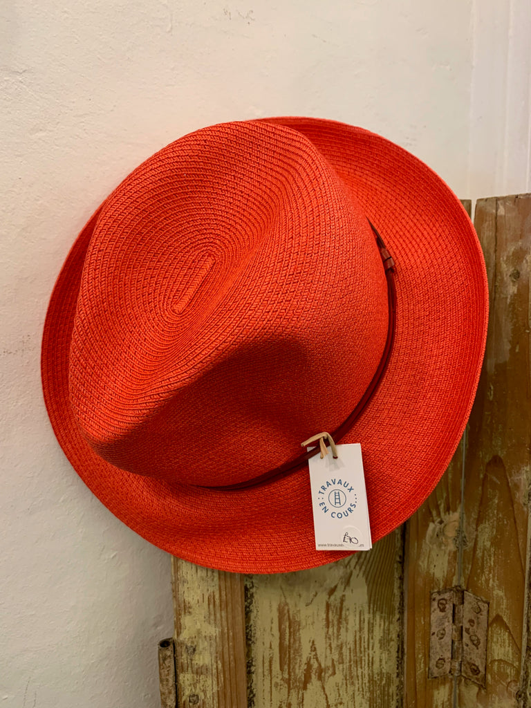 Academie Borsalino Hat with Leather Band